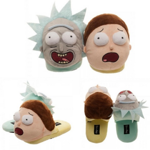 rick and morty slippers